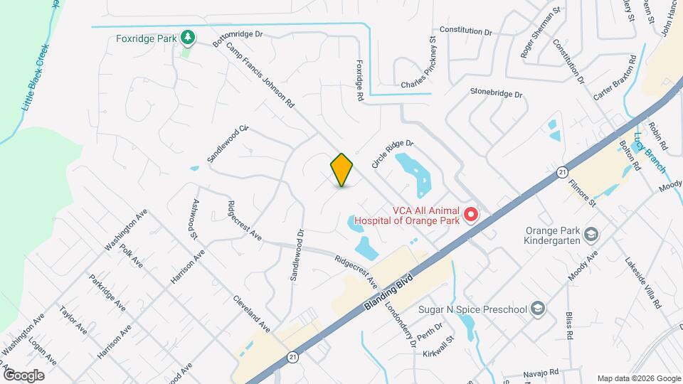 811 Elmwood St Map and Location Details