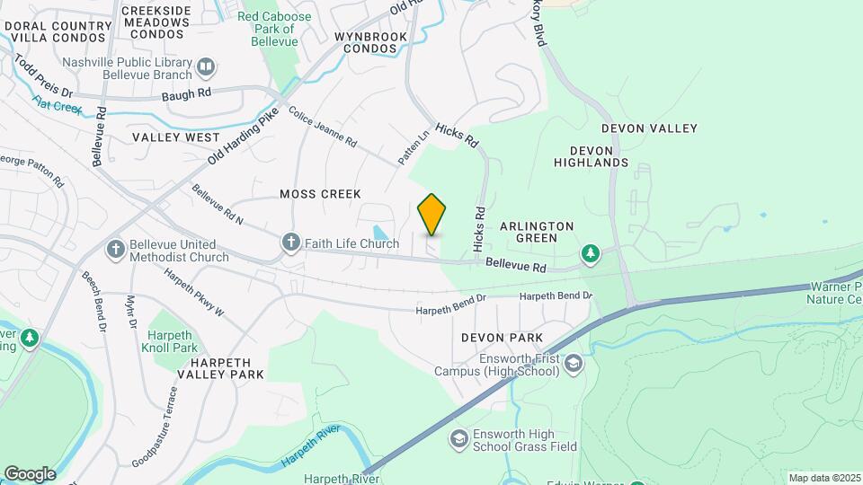 110 Bellevue Rd Map and Location Details