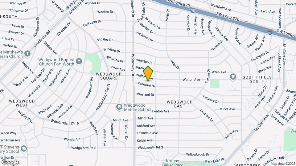 3812 Glenmont Dr Map and Location Details