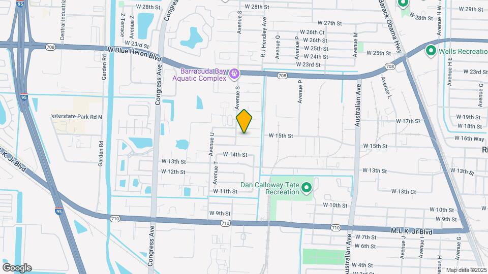 1579 W 16th St Map and Location Details