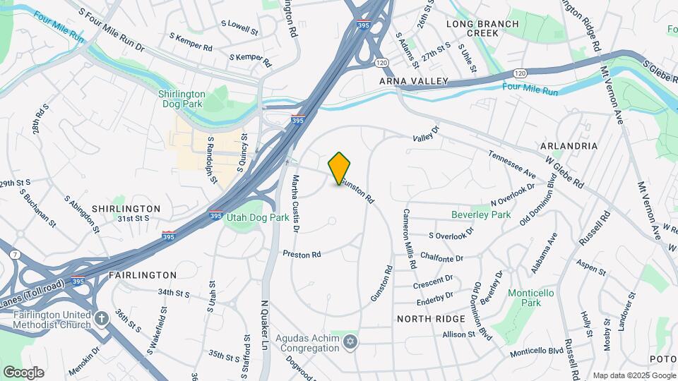 3678 Gunston Rd Map and Location Details