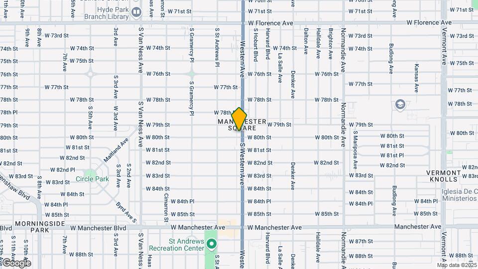 1805 W 80th St Map and Location Details