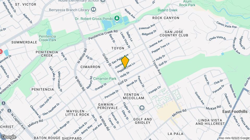 3350 Pepper Tree Ln Map and Location Details