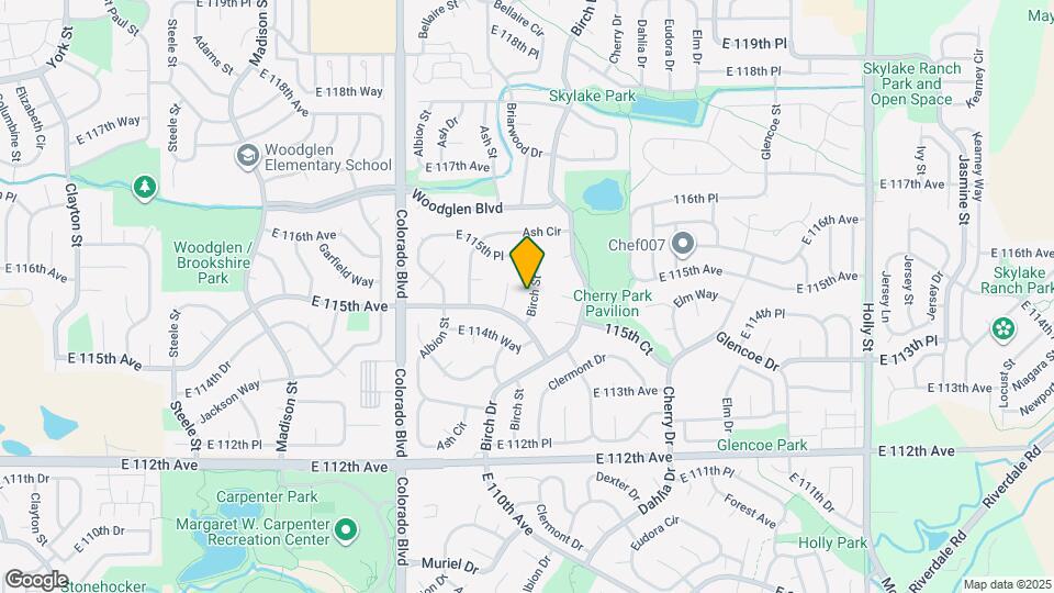 11537 Birch St Map and Location Details