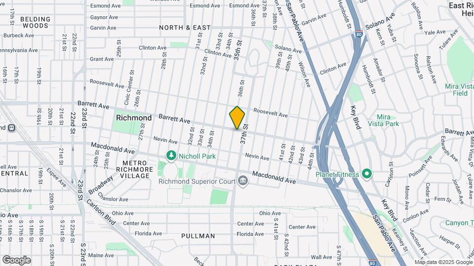 3606 Barrett Ave Map and Location Details