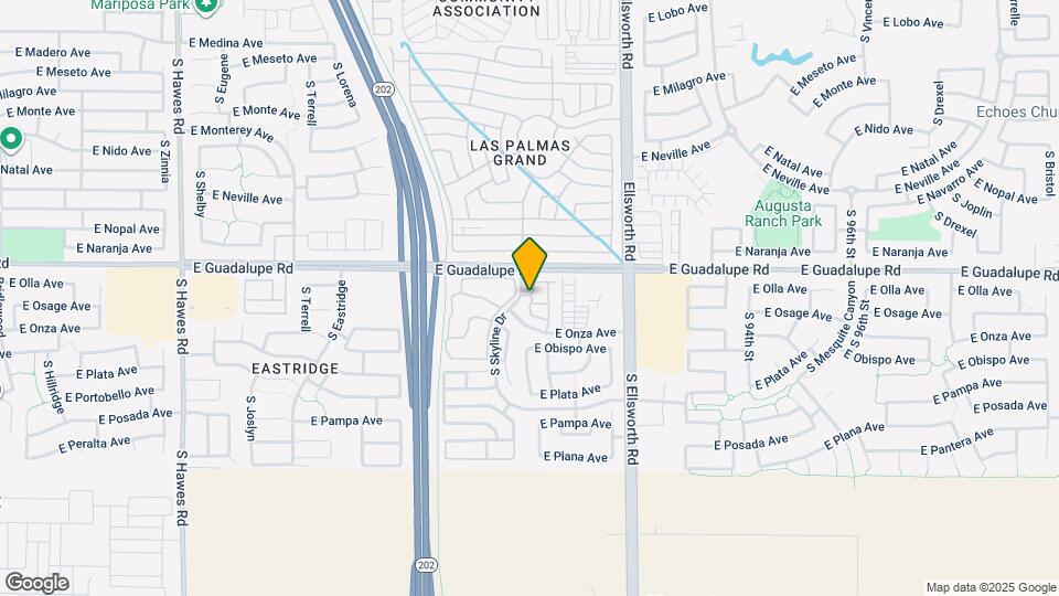 2821 S Skyline Dr Map and Location Details