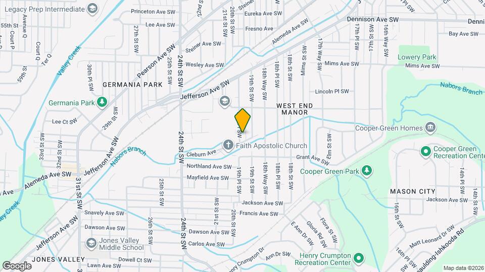 1521 19th Pl SW Mapa y Detalles de la Ubicación