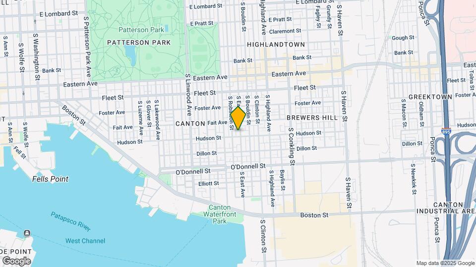 834 S East Ave Map and Location Details