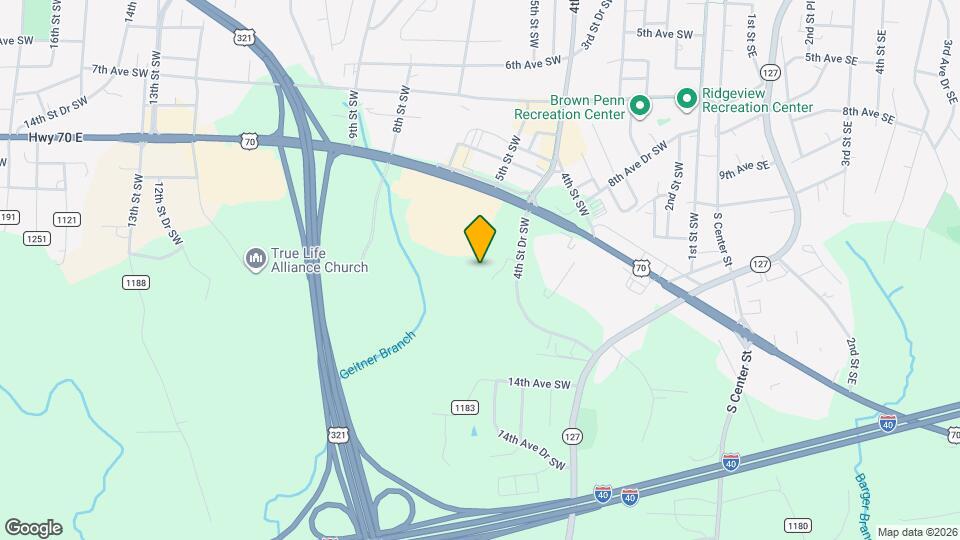 The Lodge at Hickory Mapa y Detalles de la Ubicación