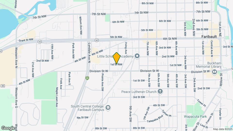 1105 1st St NW-Unit -Apt #B Map and Location Details
