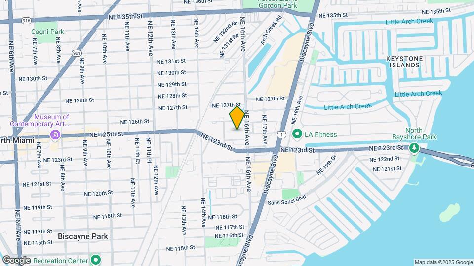 1540-1544 NE 125th St Map and Location Details