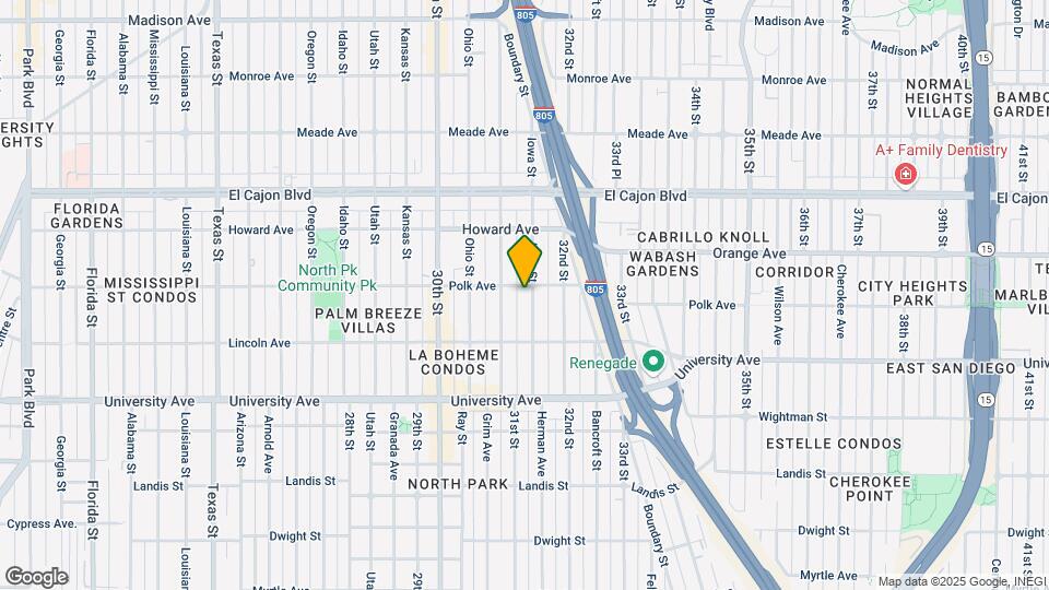 Iowa Street Apartments Mapa y Detalles de la Ubicación