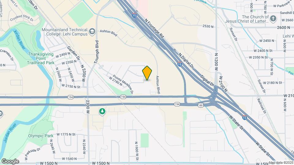 2198 Pointe Meadow Loop Map and Location Details