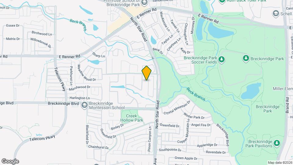 3245 Forestbrook Dr Map and Location Details