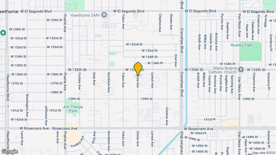 13606 Cerise Ave Map and Location Details