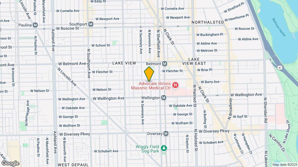 3046 N Kenmore Ave, Unit 1 Map and Location Details