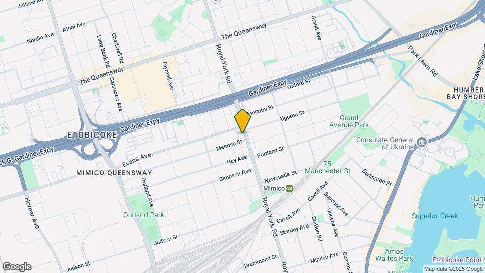 422 Royal York Rd Map and Location Details