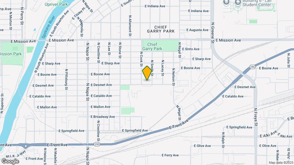 2515 E Desmet Ave Map and Location Details