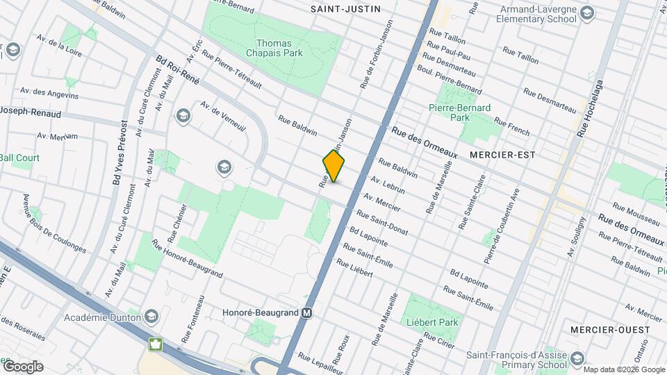 4560 Mercier Av Map and Location Details