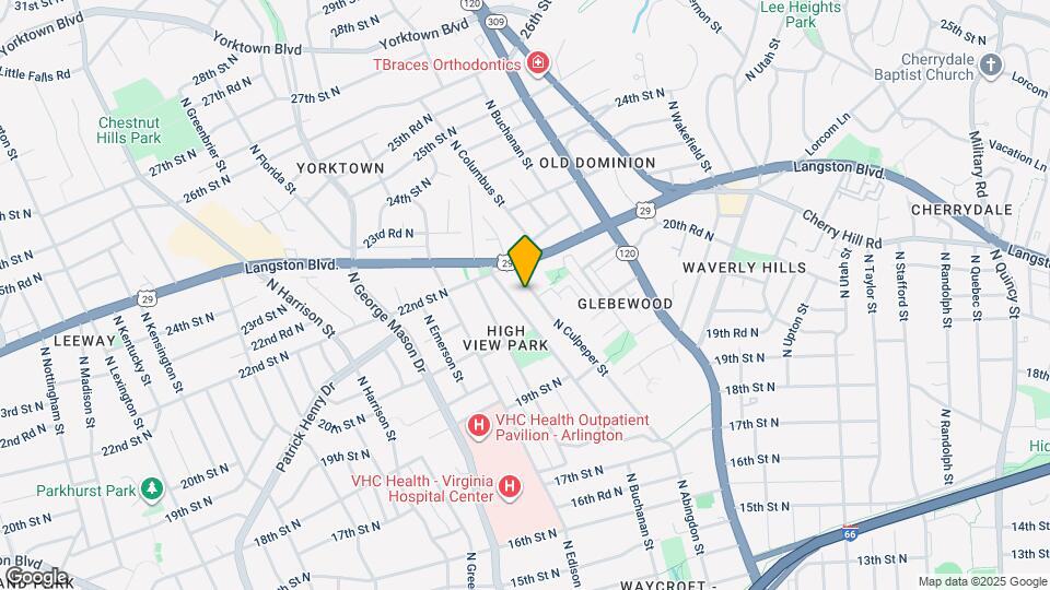 2022 N Culpeper St Map and Location Details