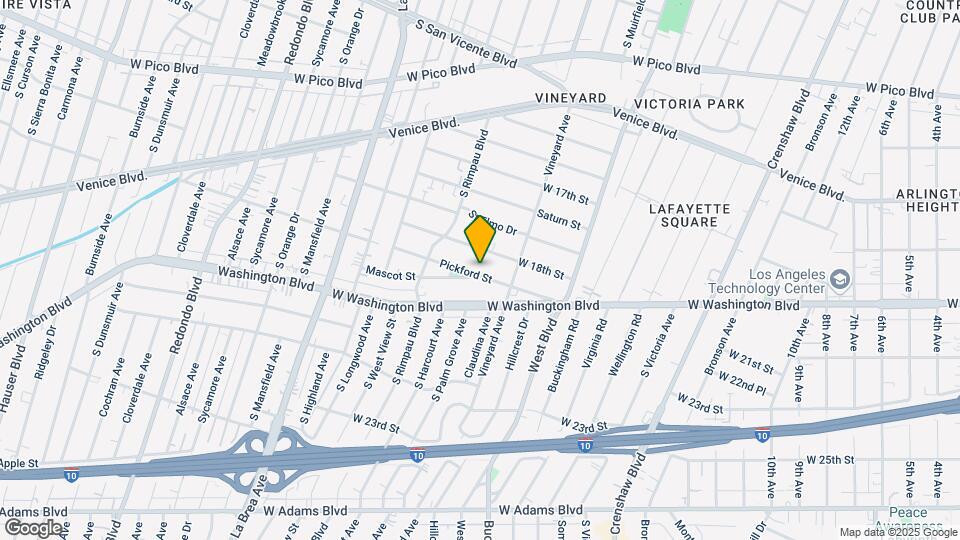 4641 Pickford St Map and Location Details