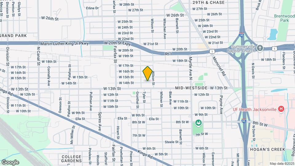 1574 W 14th St Map and Location Details
