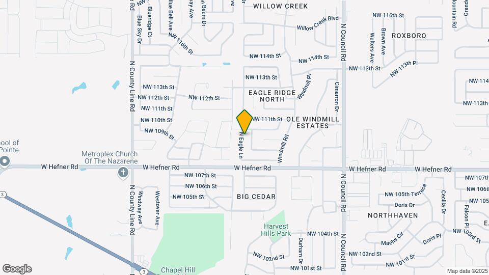 11032 N Eagle Ln Map and Location Details
