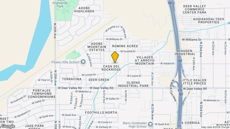 22067 N 30th Dr Map and Location Details