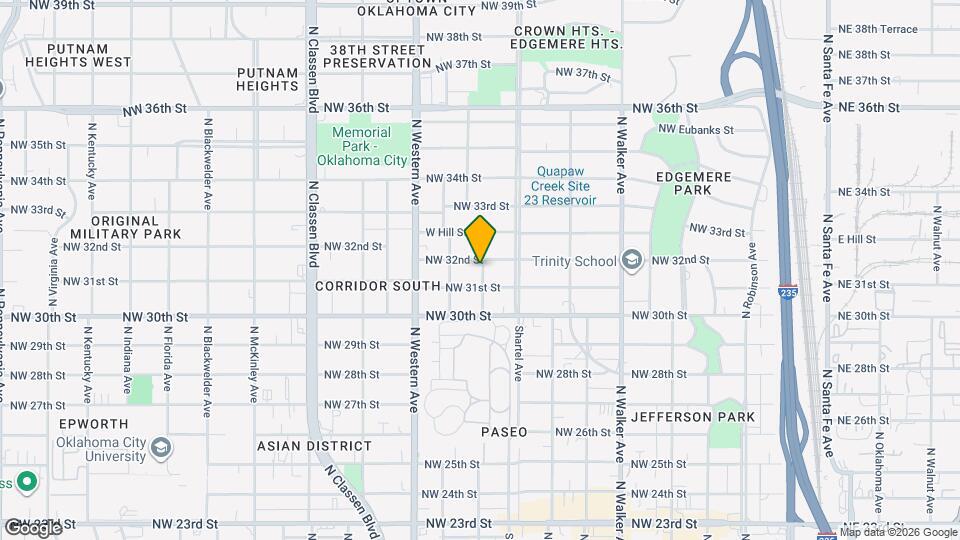 3215 N Francis Ave Mapa y Detalles de la Ubicación