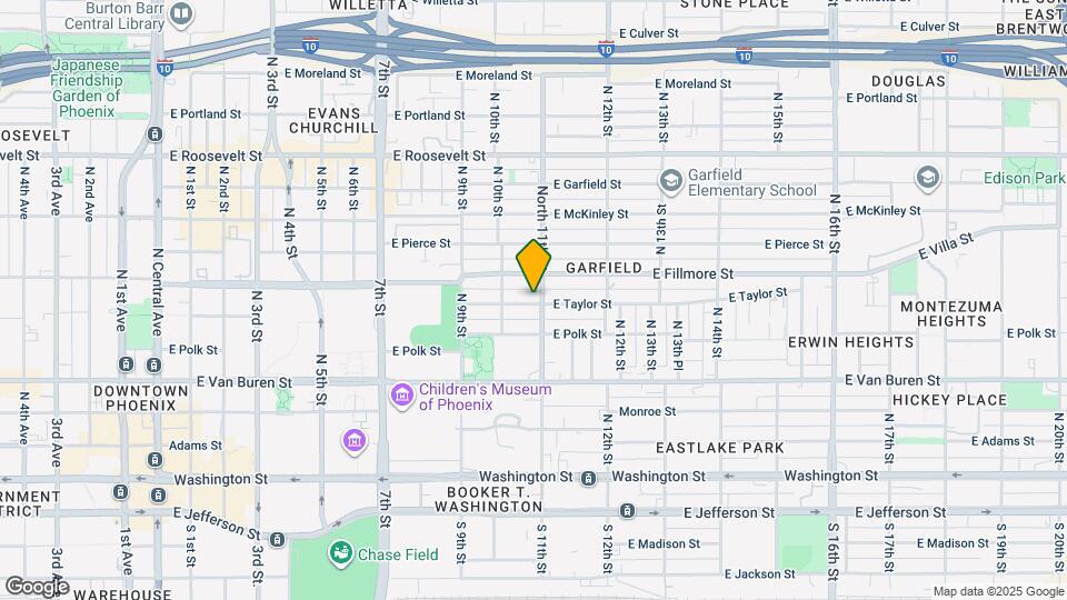 502 North 11th St Map and Location Details