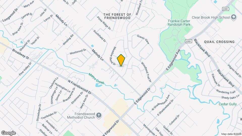 308 Meadow Trail Ct Map and Location Details