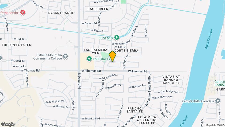 12743 W Merrell St Map and Location Details