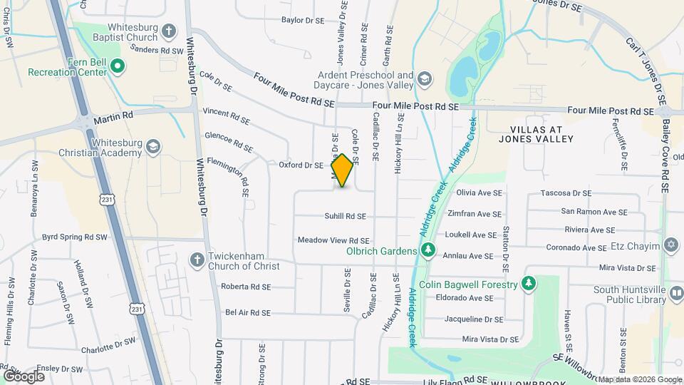 7601 Martha Dr SE Map and Location Details