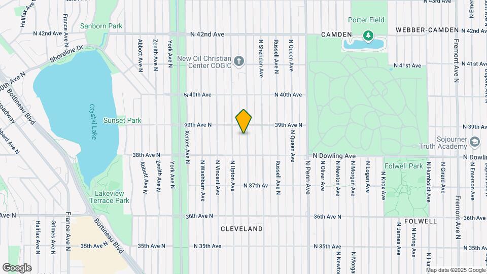 3835 Thomas Ave N Map and Location Details
