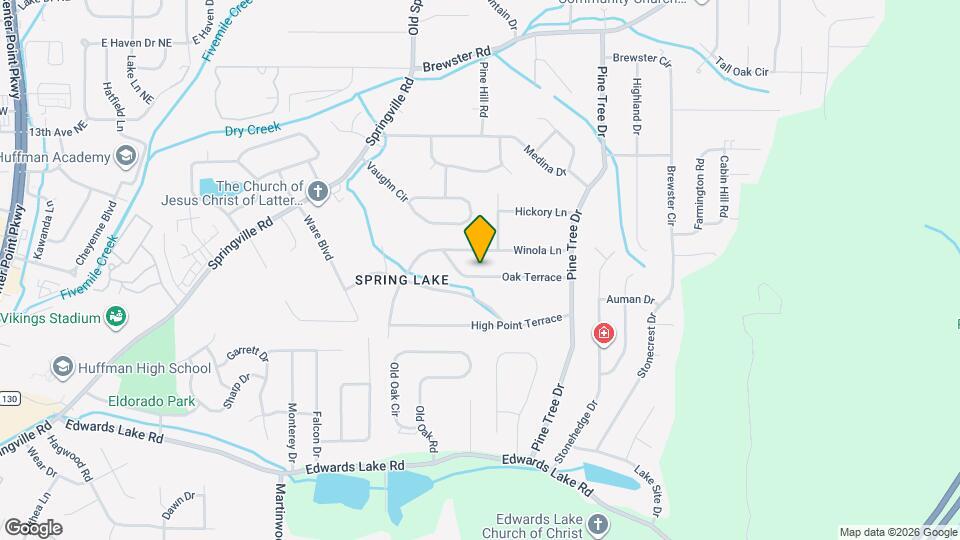 1328 Oak Terrace Map and Location Details