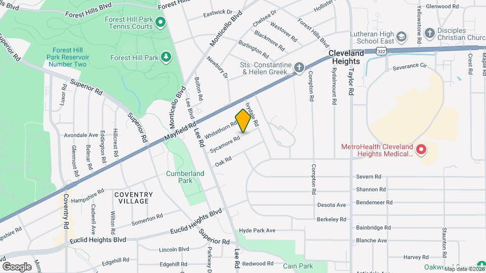 3242 Sycamore Rd Map and Location Details