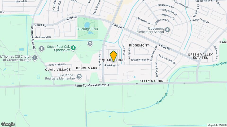 16511 Parkridge Ct Map and Location Details