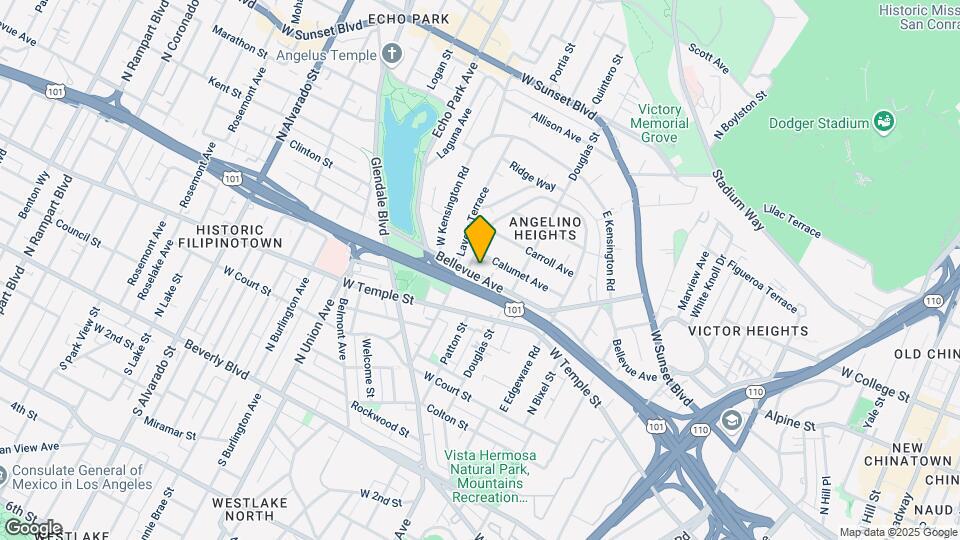 1447 Bellevue Ave Mapa y Detalles de la Ubicación
