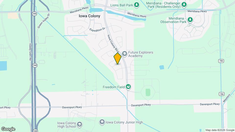 3722 Amoroso Dr Map and Location Details