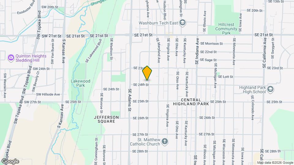 2347 SE Pennsylvania Ave Map and Location Details