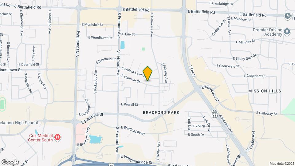 1579 E Hanover St Map and Location Details