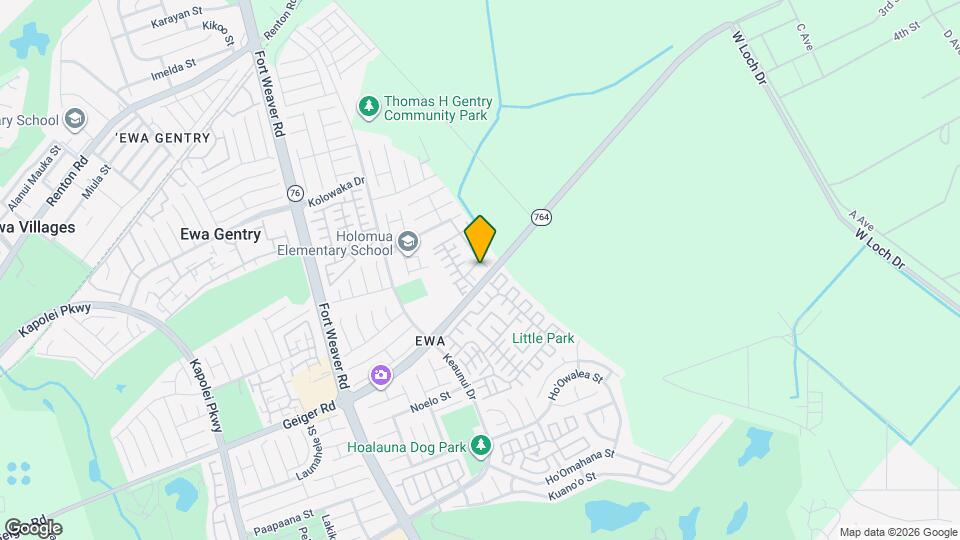 91-1021D Manaolana St Map and Location Details