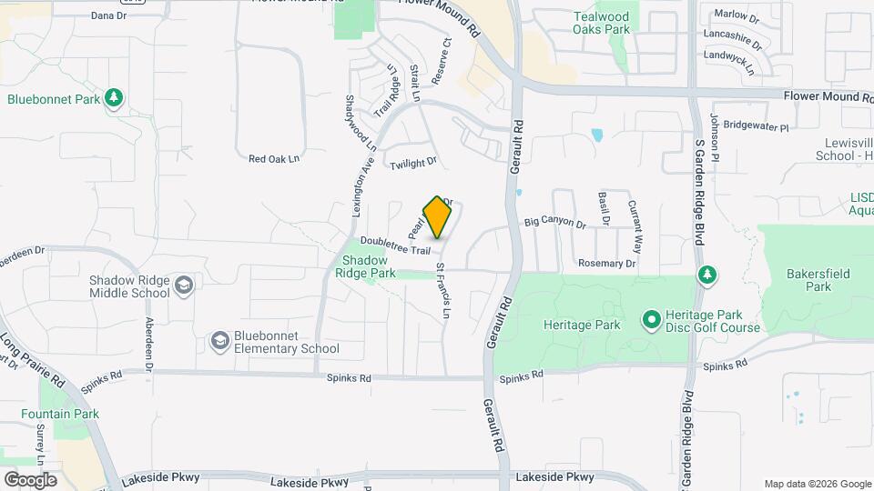1401 St Francis Ln Map and Location Details