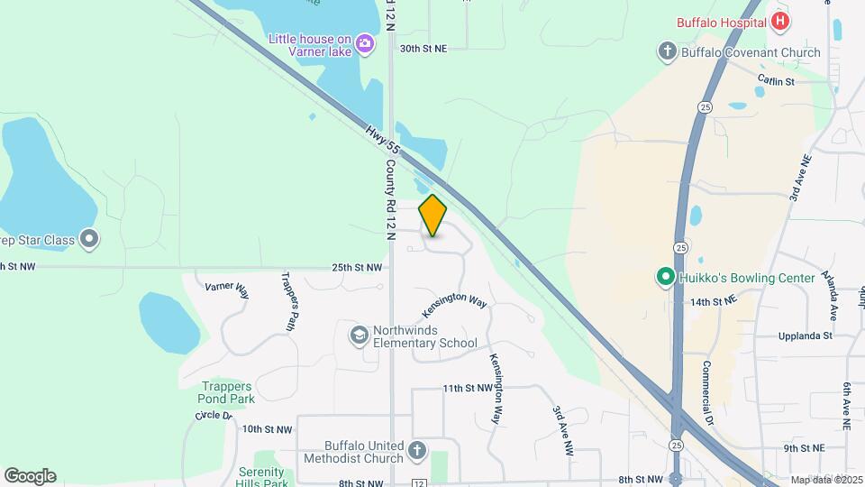 1308 Timber Ln Map and Location Details