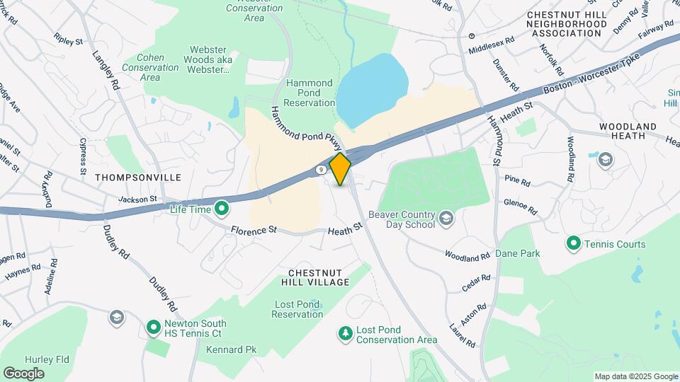 2 Hammond Pond Pkwy Map and Location Details