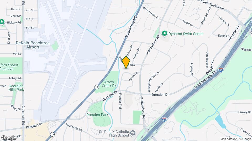 2922 Arrow Creek Dr Mapa y Detalles de la Ubicación