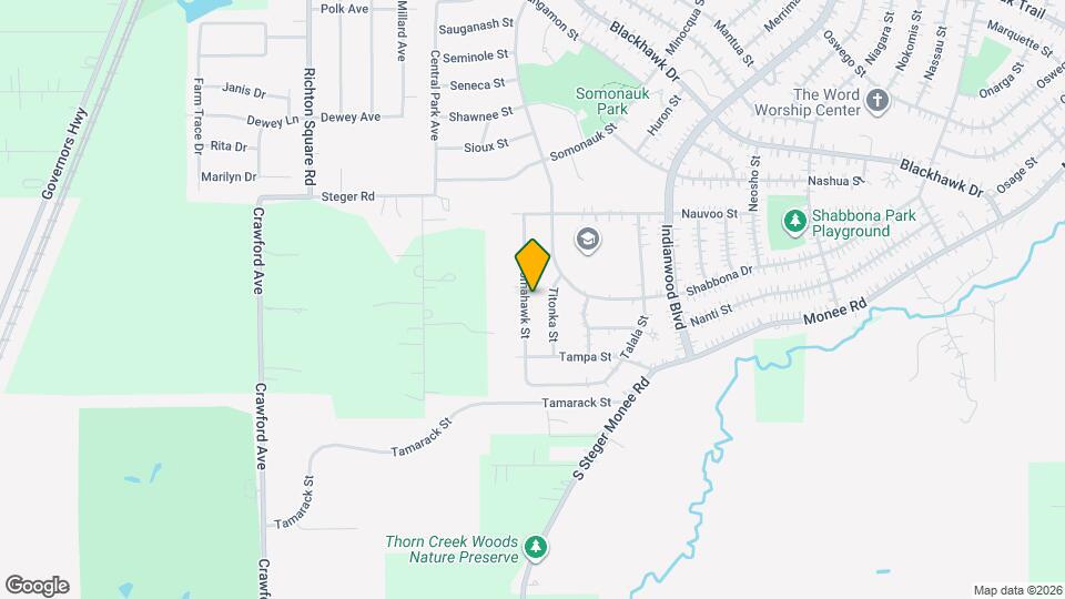 445 Tomahawk St Map and Location Details