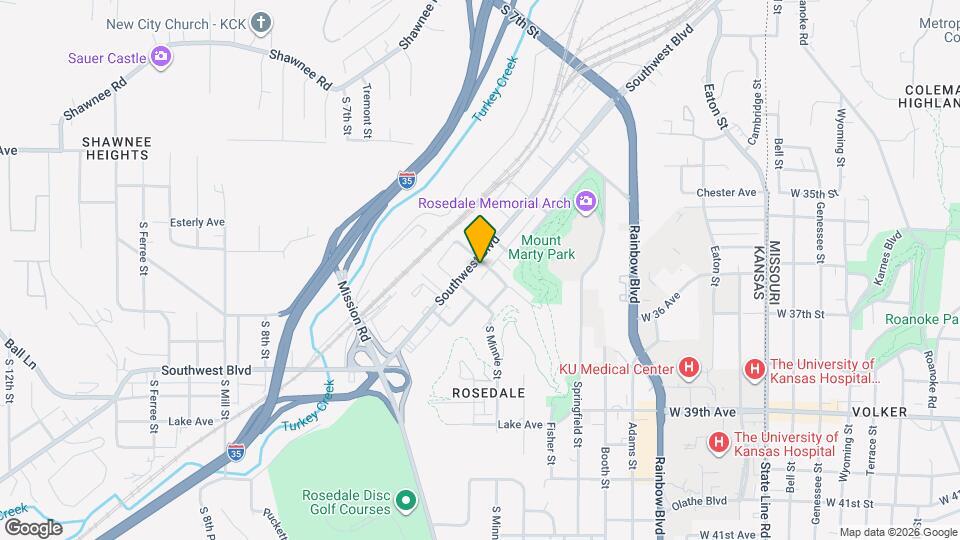 905 Southwest Blvd Map and Location Details