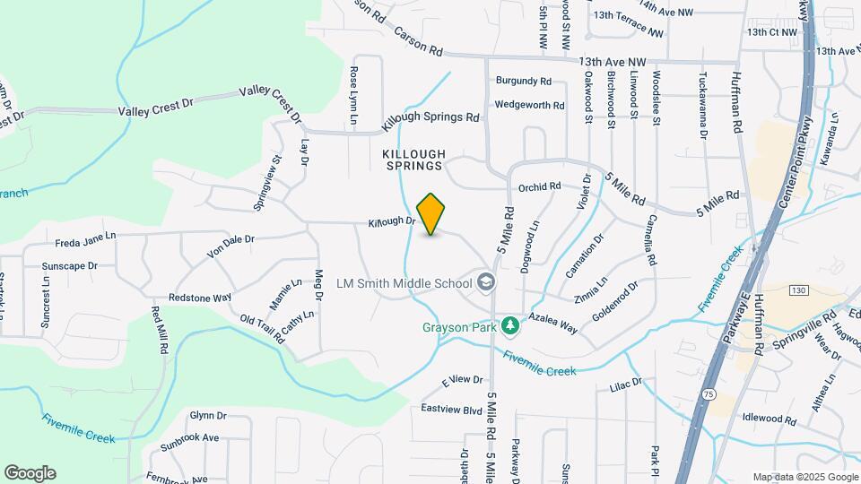 341 Killough Dr Map and Location Details