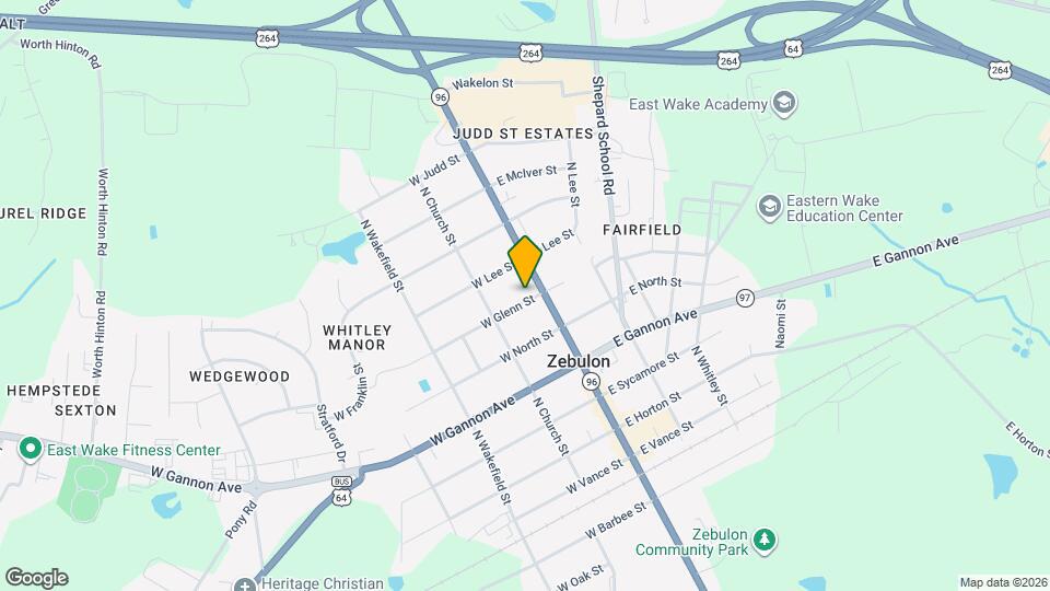 104 W Glenn St Map and Location Details